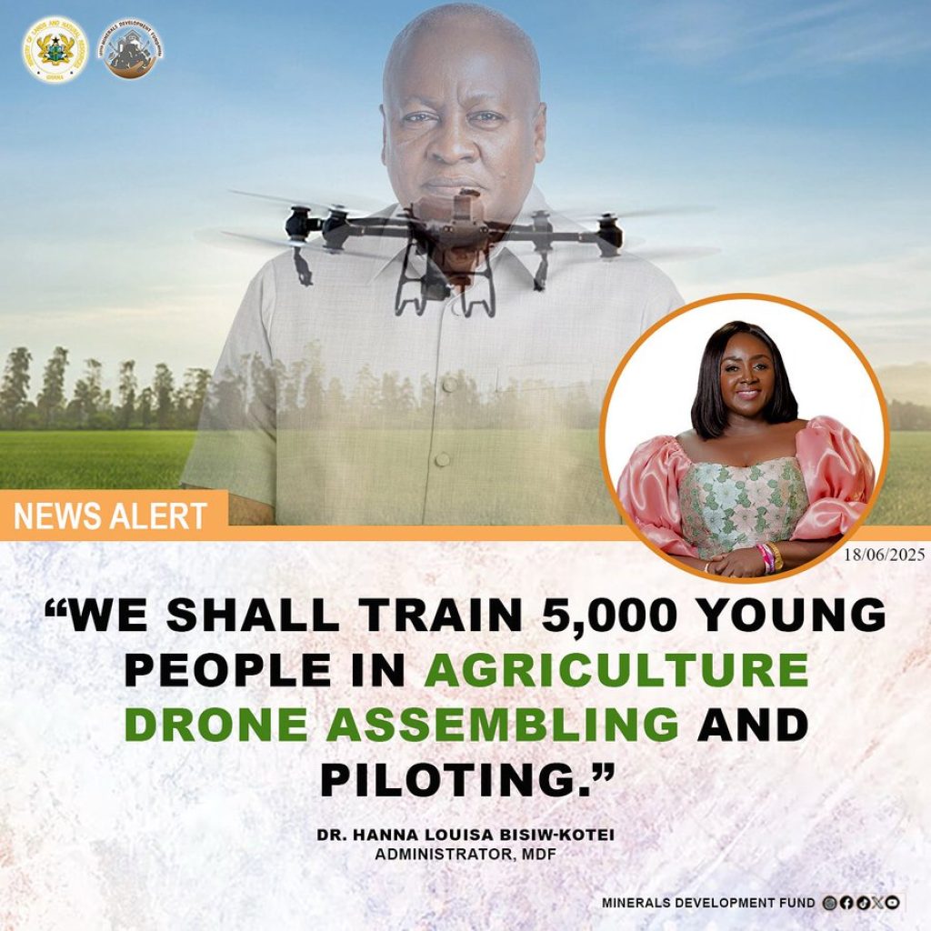 MDF Aims to Train 5,000 Youth in Agriculture Drone Assembly and Piloting.